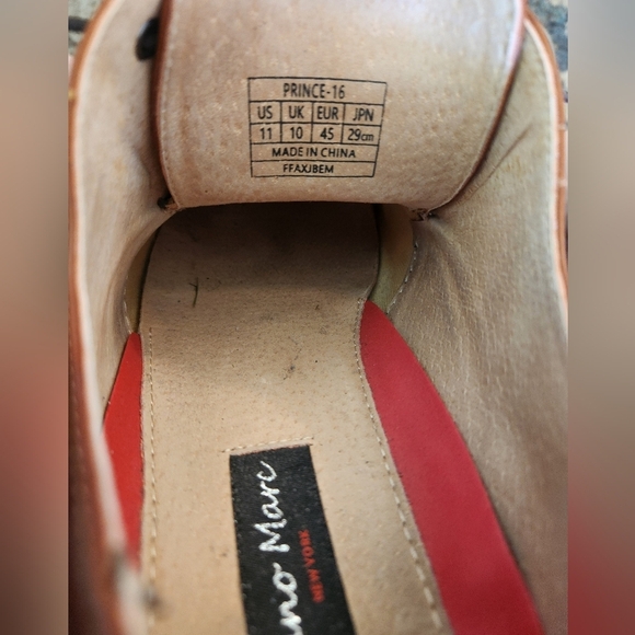 Men's Bruno Marc Dress Career Shoes LEATHER oxford Lace Up SIZ3 11 Excellent - Picture 10 of 16